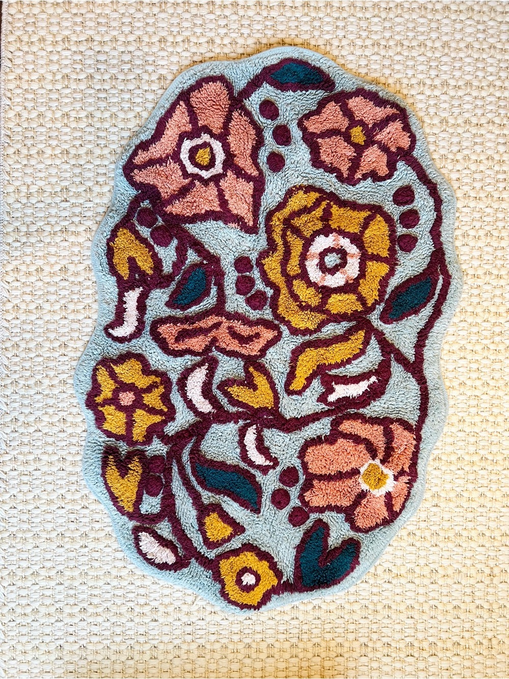 Threshold Overside Floral Bath Rug